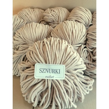 Set of 5mm braided cords Wheat