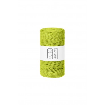Lime braided cotton cord...