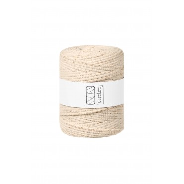 Golden Wheat braided cotton cord 5mm 100m OUTLET