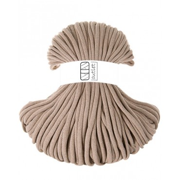 Camelowy bawełniany sznurek pleciony 9mm 100m OUTLET