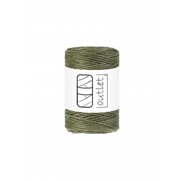 Dark Green twisted macrame...