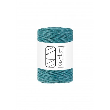 Turquoise twisted macrame...