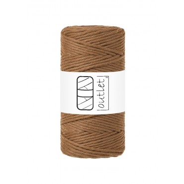 Caramel twisted macrame...