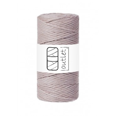 Pearl Grey twisted macrame...