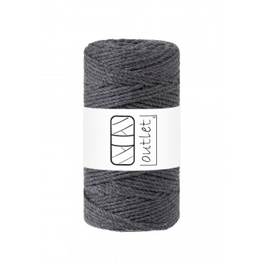Dark Grey 3ply twisted...