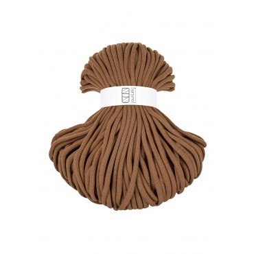 Caramel braided cotton cord...