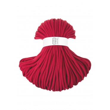 Red braided cotton cord 9mm...