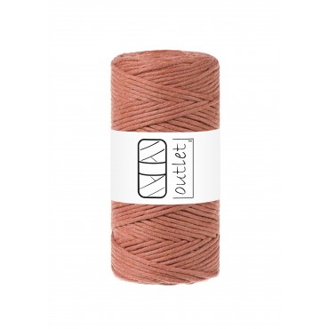 Rust twisted macrame cotton...