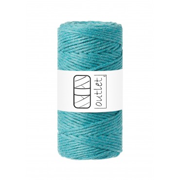 Turquoise twisted macrame...