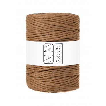 Caramel twisted macrame...