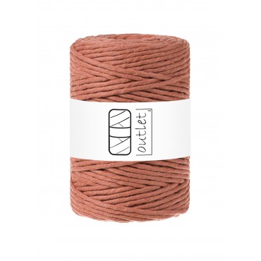 Rust twisted macrame cotton...