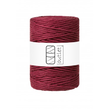 Wine Red twisted macrame...