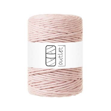 Powder Pink twisted macrame...