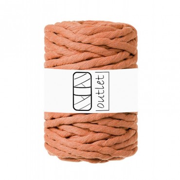Rust twisted macrame cotton...