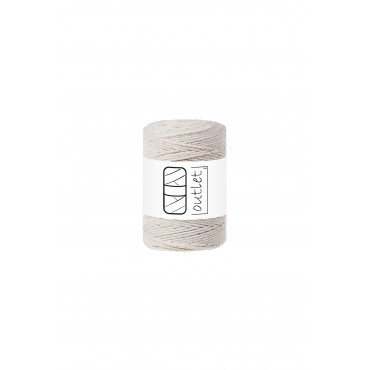 Golden Natural 3ply twisted macrame cotton cord 1,5mm 100m OUTLET