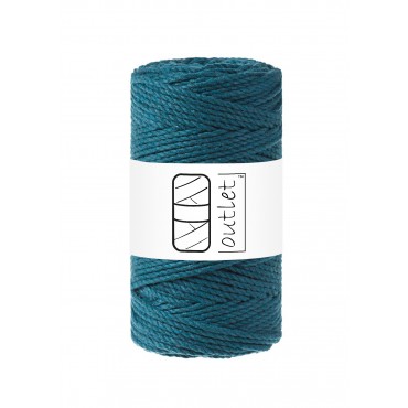 Petrol 3ply twisted macrame...