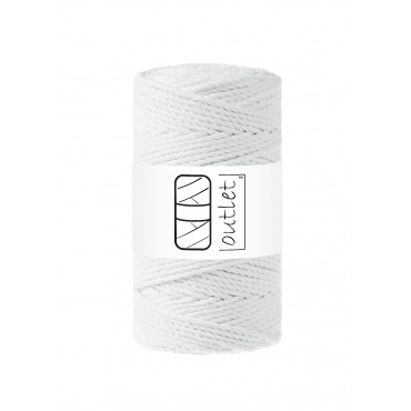 White cordoncino in cotone...