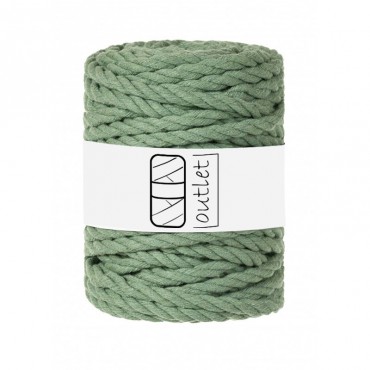 Green 3ply twisted macrame...
