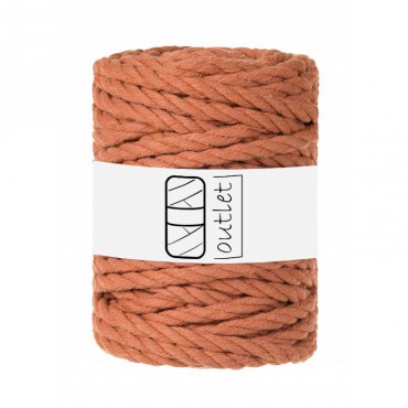 Rust 3ply twisted macrame...