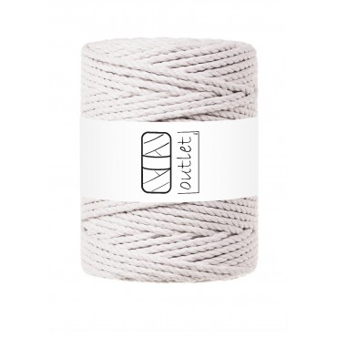 Grey White 3ply twisted...