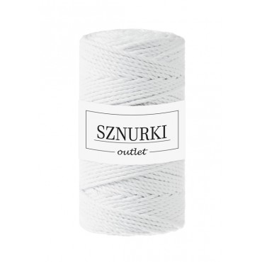 White 3ply twisted cord 3mm...