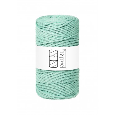 Mint 3ply twisted macrame...