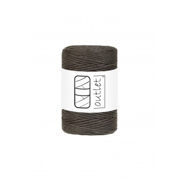 Espresso twisted macrame...