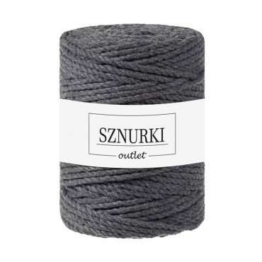 Dark Grey 3ply twisted cord...