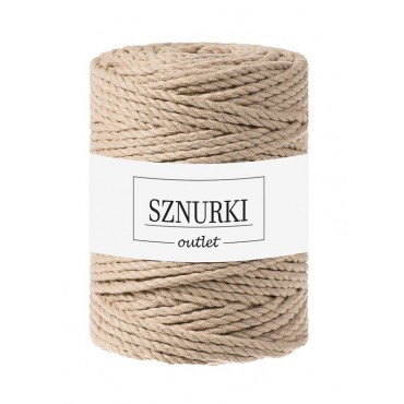 Camel 3ply twisted cord 5mm...