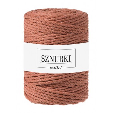 Rust 3ply twisted cord 5mm...