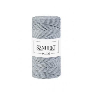 Silver twisted cord 3mm...