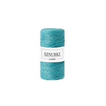 Teal twisted cord 3mm 100m...