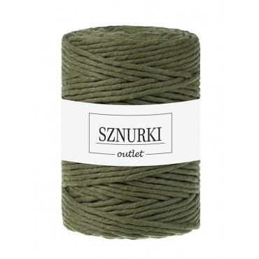 Dark Green twisted cord 5mm...