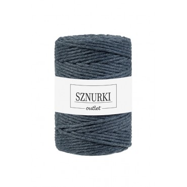 Dark Grey twisted cord 5mm...