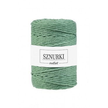 Green twisted cord 5mm 100m OUTLET