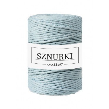 Light Blue twisted cord 5mm 100m OUTLET