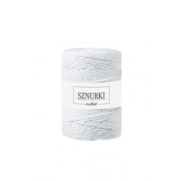 White twisted cord 5mm 100m