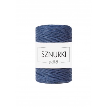 Marine Blue twisted cord 1.5mm 100m OUTLET