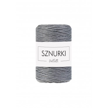 Grey twisted cord 1.5mm 100m Outlet
