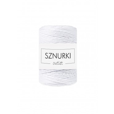 White twisted cord 1.5mm 100m Outlet