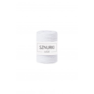 White 3ply twisted cord 1.5mm 100m OUTLET