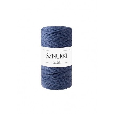 Marine Blue 3ply twisted cord 3mm 100m OUTLET