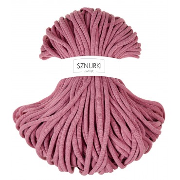 Pink cotton cord 9mm 100m...