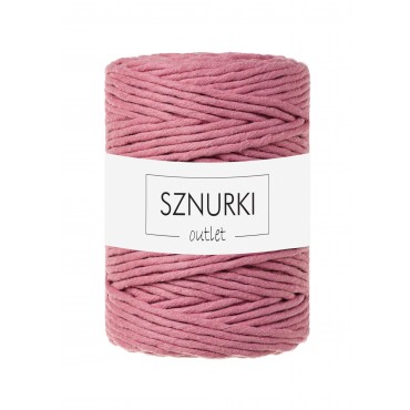 Pink twisted cord 5mm 100m OUTLET
