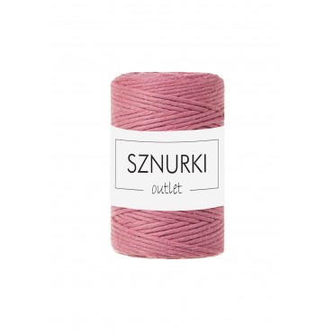 Pink twisted cord 1.5mm 100m OUTLET
