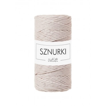 Creme cotton cord 3mm 100m...