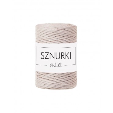 Creme cotton cord 1.5mm 100m OUTLET