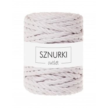 Grey White 3ply twisted cord 9mm 30m OUTLET