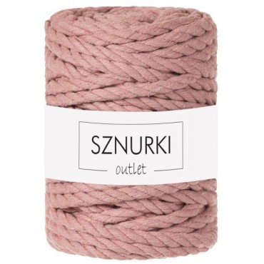 Pearl Rose 3ply twisted cord 9mm 30m OUTLET