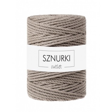 Taupe 3ply twisted cord 5mm OUTLET